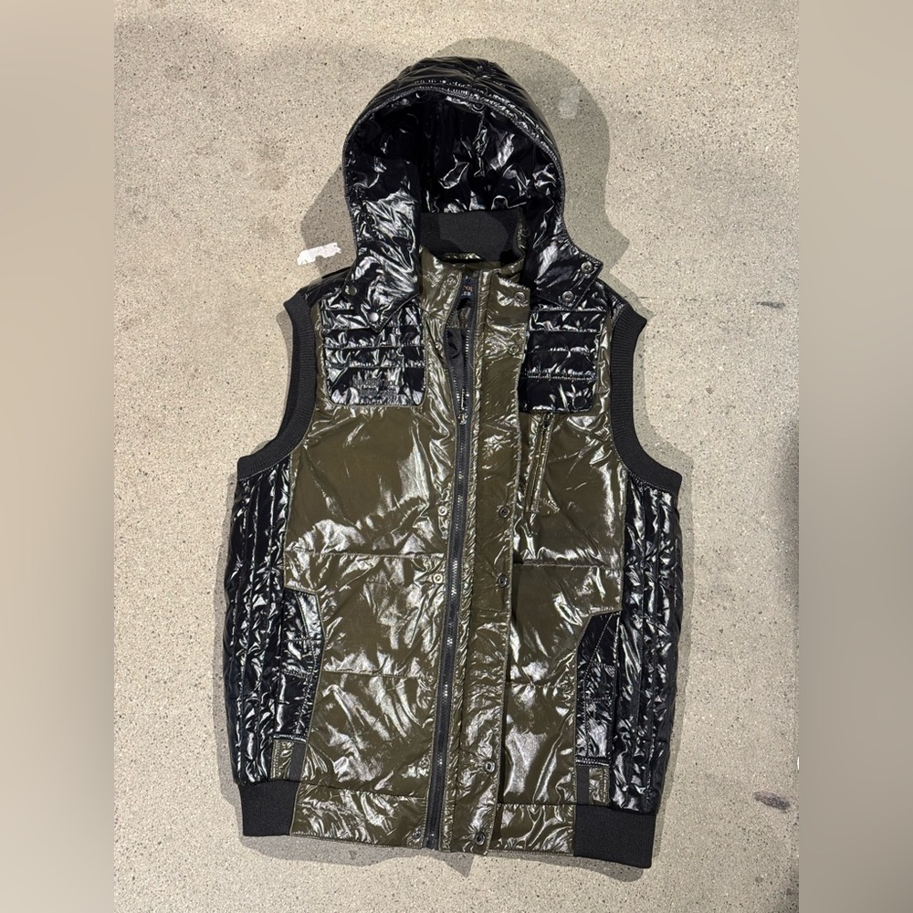 US open polo duck down puffer vest